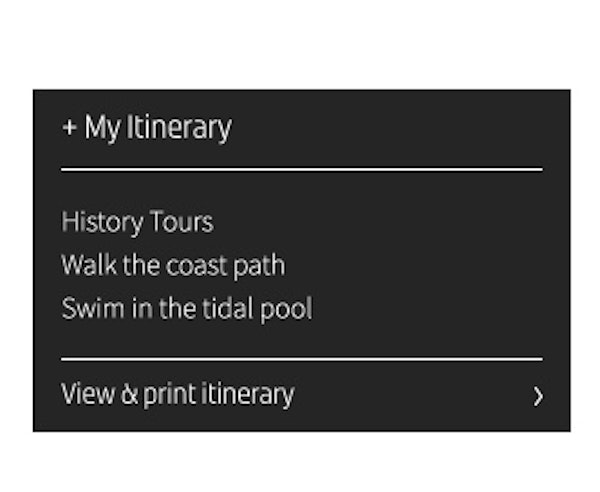Itinerary step 2 1